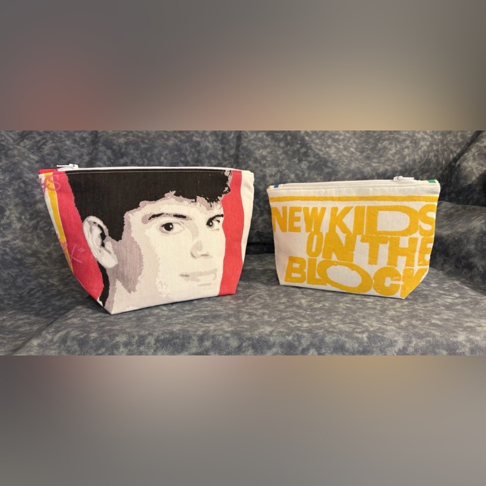 New Kids On The Block Graphic Cosmetic Bag Set